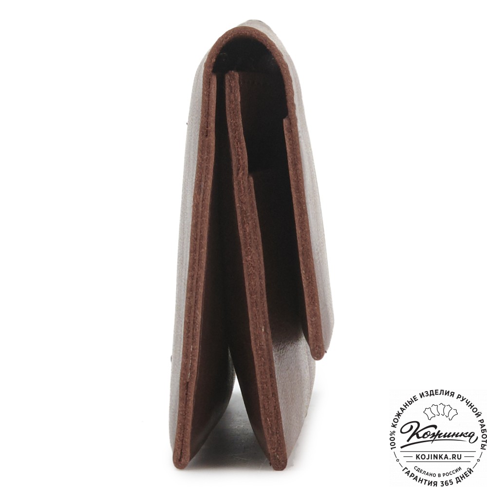 Кожаное портмоне "Манхэттен" (коричневое)